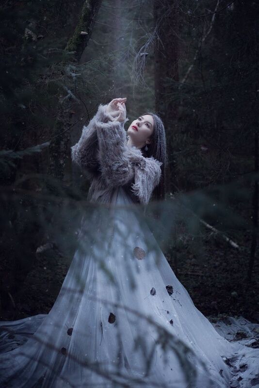 постановочная фотография, необычное, модель, портрет, настроение, художественная работа, / The Snow Queen_/ Part Two -First snow- фото превью