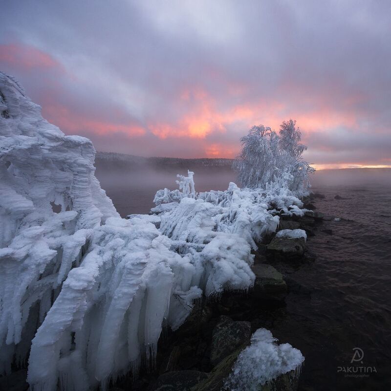 Зима на Кольском фото превью