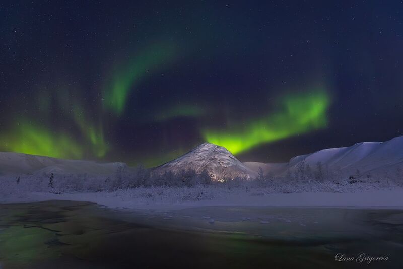 #фототур #пейзаж #россия #путешествия #photogeographic #хибины #северноесияние кольский, Танец Северного мотылька фото превью