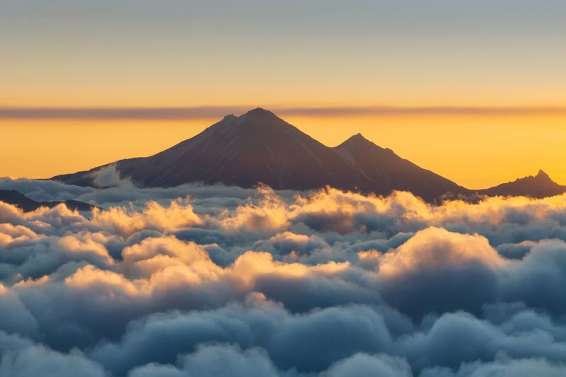 камчатка Вулкан Овальная Зимина. фото превью