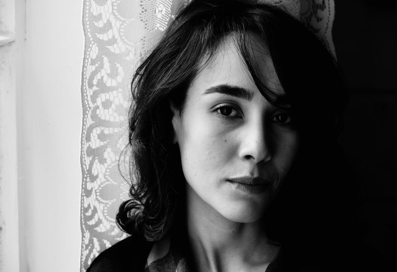 Female portrait, People, Woman, Young, Black and White,  Тихий взгляд фото превью