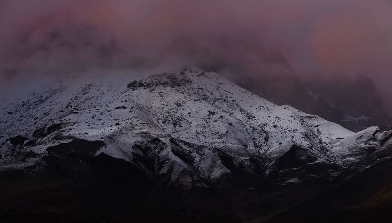 кавказ  горы вечер в горах фото превью