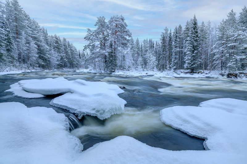 кольский Колвица в пастельных тонах... фото превью