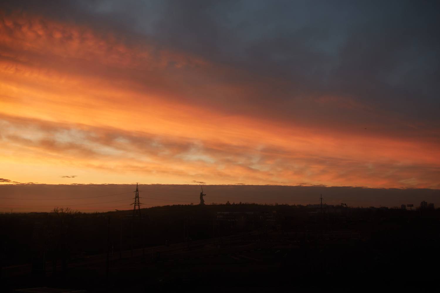 мамаев курган, волгоград, рассвет, , Павел Сторчилов