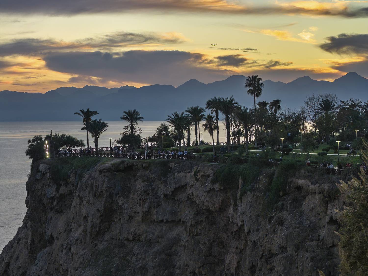 анталья, турция, закат, пальмы, Игорь Юркин