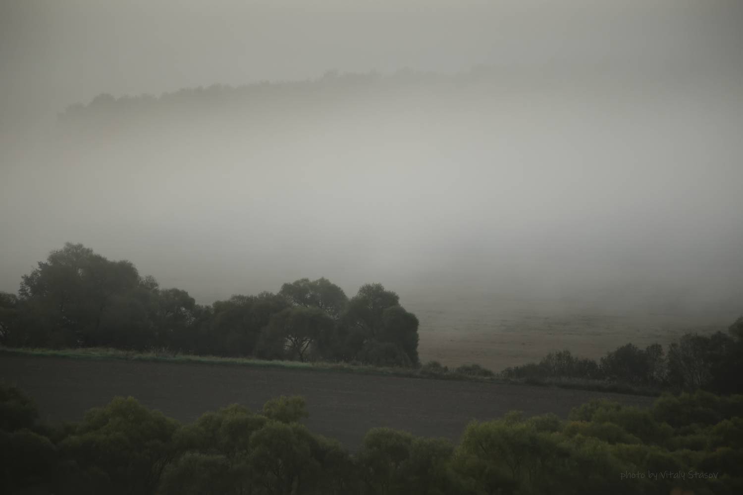 пейзаж, погода, поле, осень, Стасов Виталий