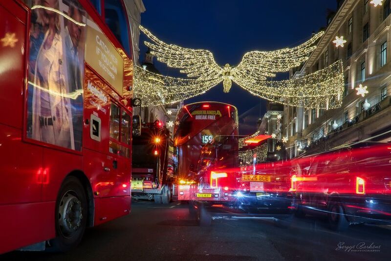 london, long exposure, night, street, england Rush hour... фото превью