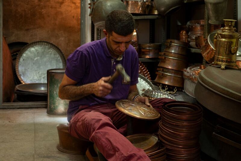 мастер, чеканка, медь, медная посуда, Мастер фото превью