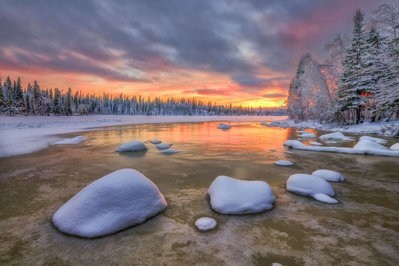 кольский Зимние переливы... фото превью