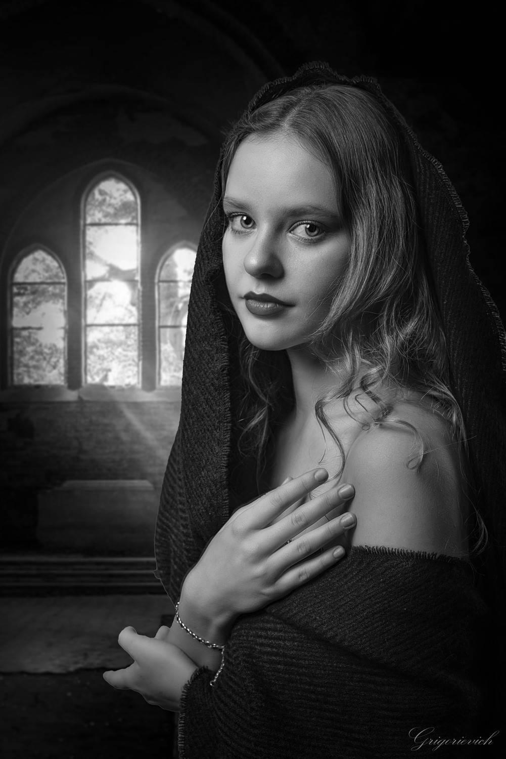 девушка. портрет. красота. глаза., Урасов Олег