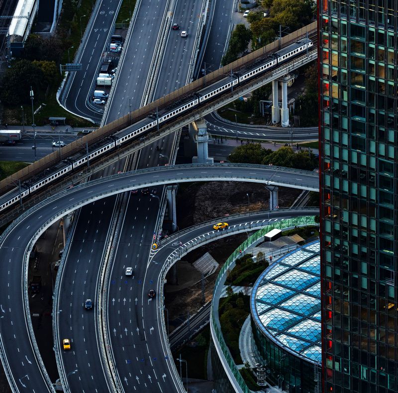 москва, столица, архитектура, город, sity, крыши домов, здания, бизнес центр, айсити, icity Вокруг iCity фото превью