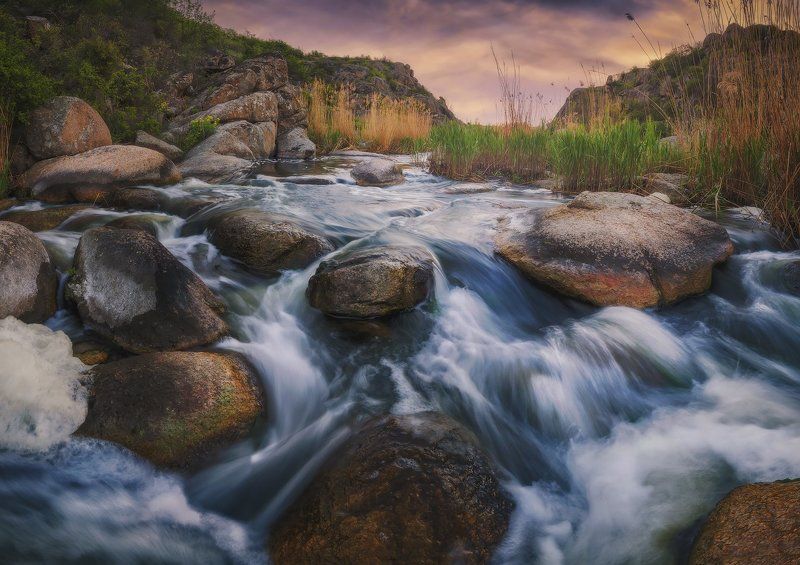 Утро в Актовском каньоне фото превью