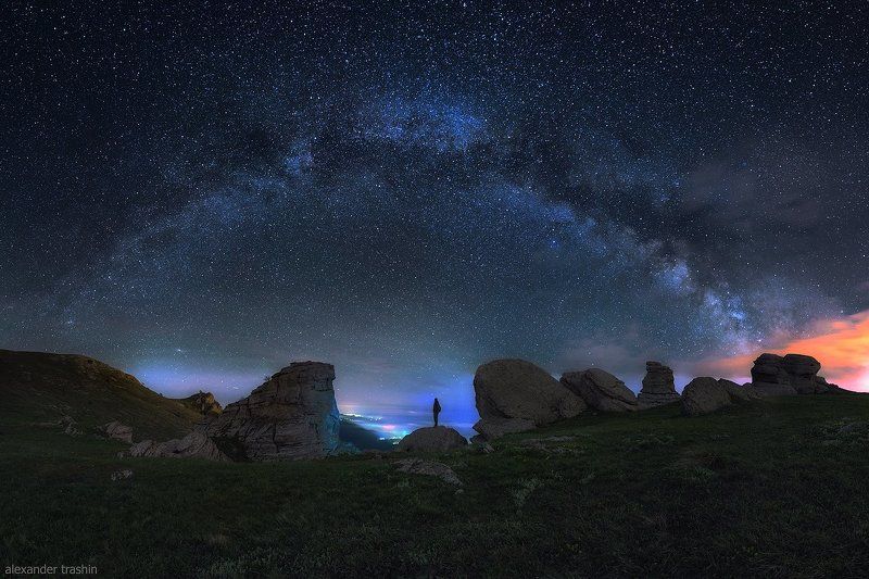 демерджи, крым, крымские горы, млечный путь, ночной пейзаж, пейзаж Stone Guests фото превью