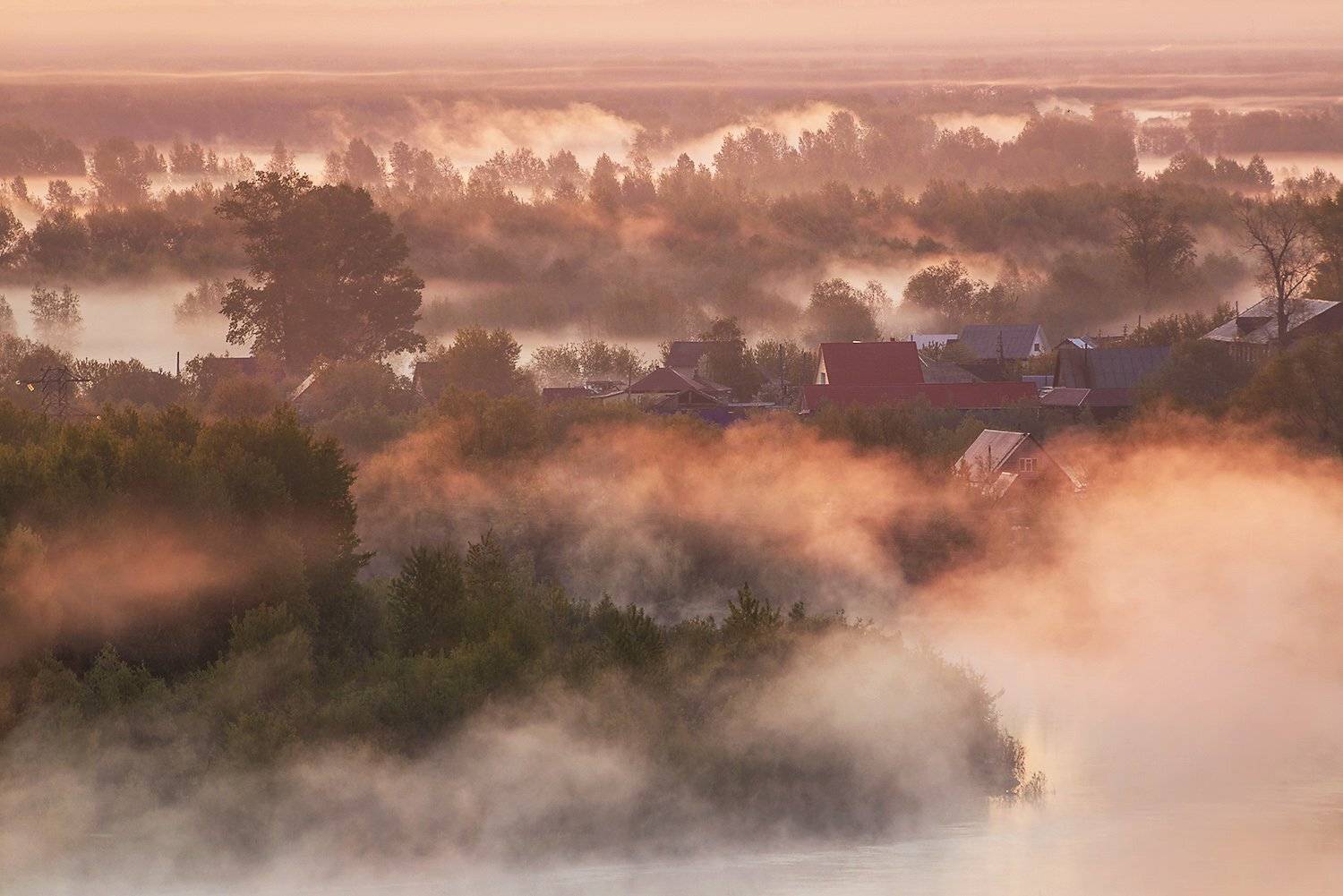 altai, altai krai, barnaul, fog, ob, алтай, обь, сибирь, туман, Павел Филатов