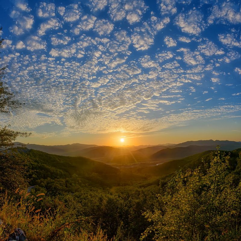 лето, закат, мономахово Летний закат фото превью