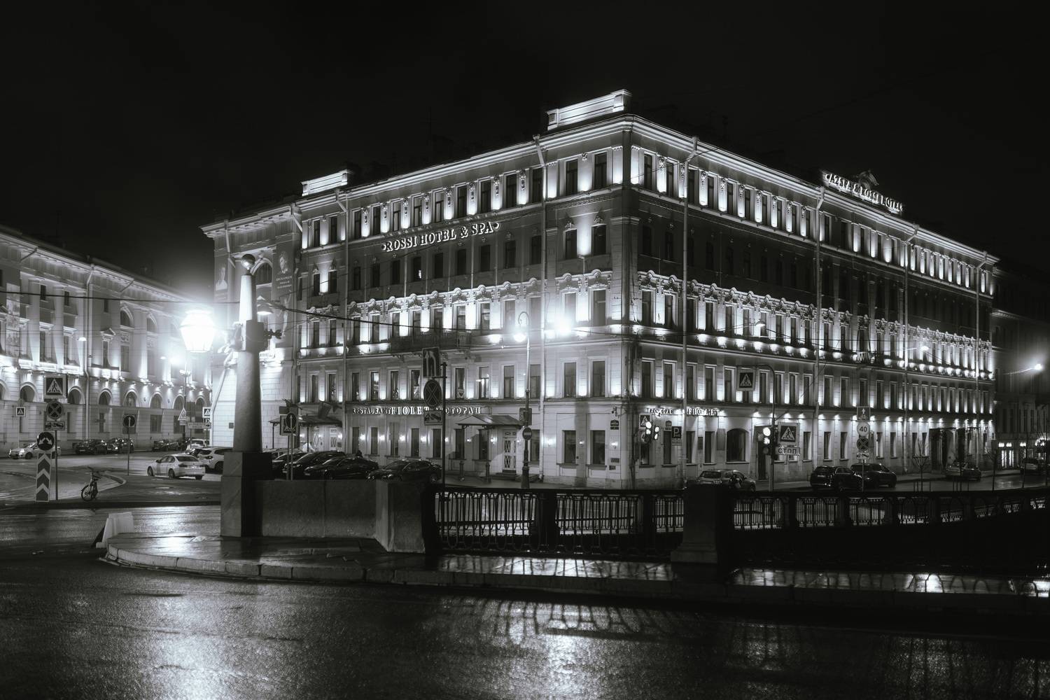 city, saintpetersburg, night, rainy, architecture,, Бугримов Егор
