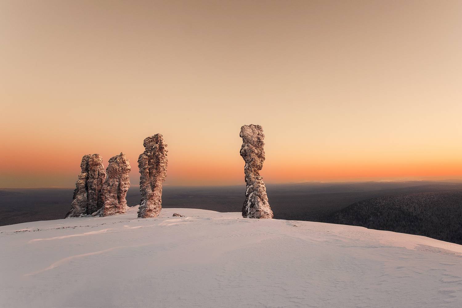 Маньпупунёр, Коми, восход, Кочкин Владимир