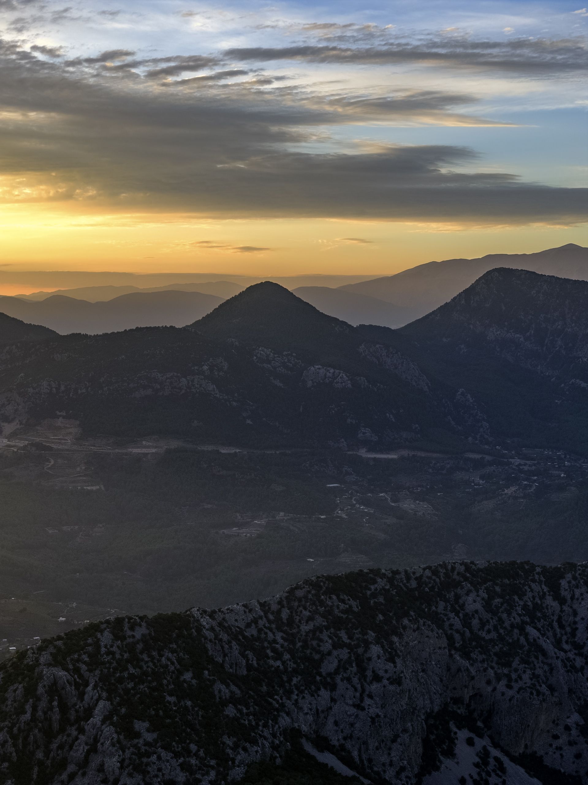 чиралы, турция, закат, горы, пейзаж Окрестности турецкой деревни Чиралы фото превью