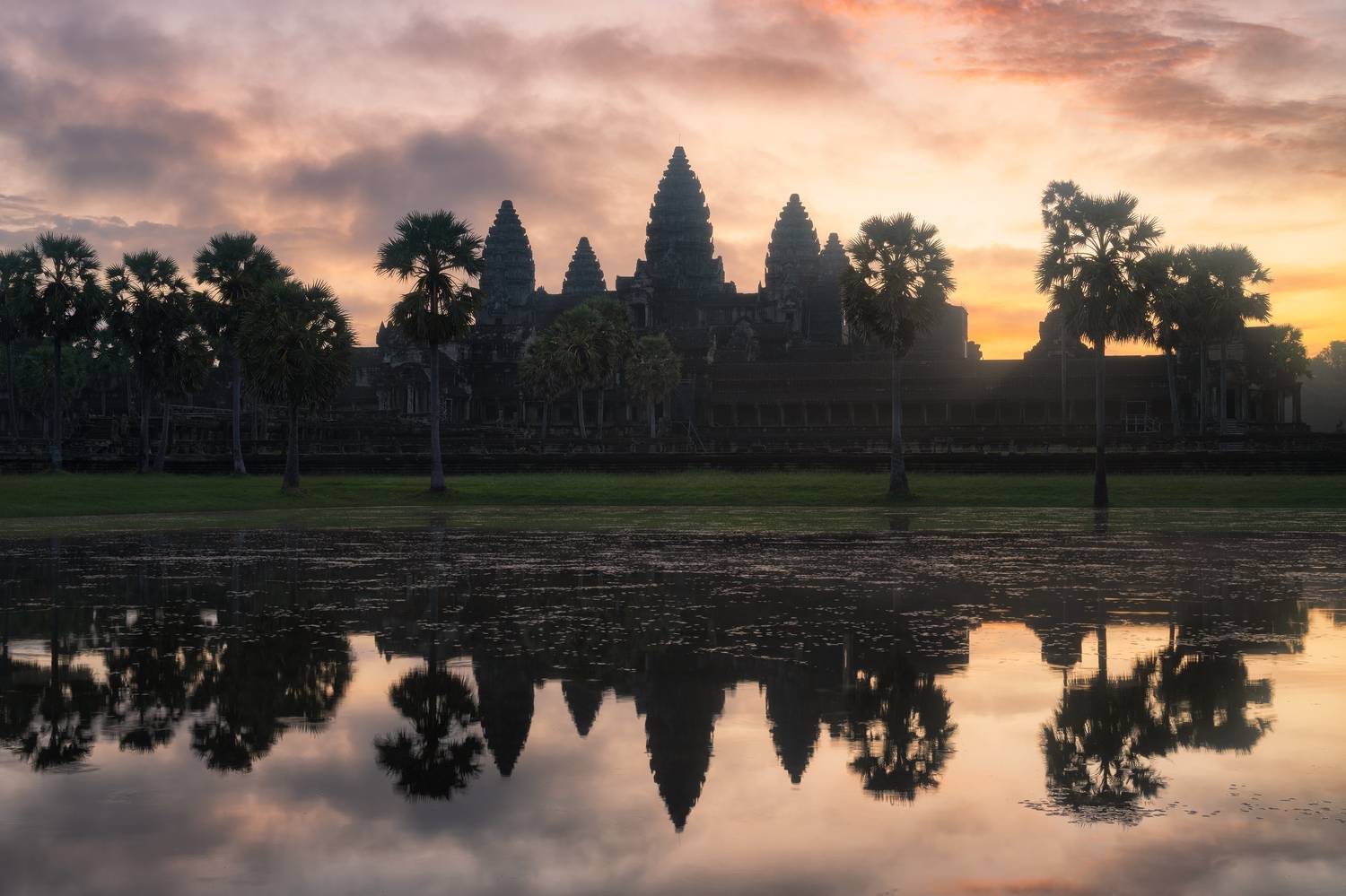 камбоджа, азия, ангкор, ангкор ват, сием рип, храм, рассвет, cambodia, asia, angkor, angkor wat, siem reap, ruins, temple, sunrise, Эрнест Вахеди