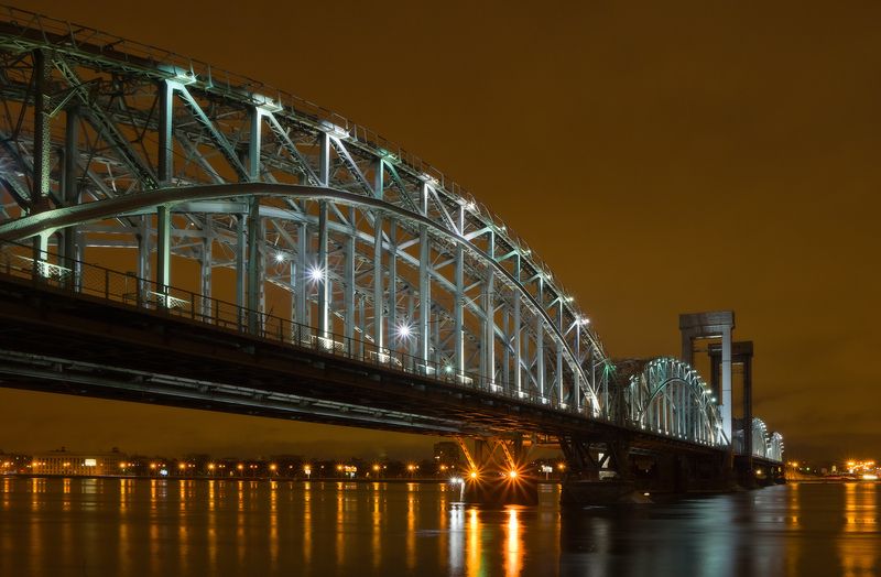 Финляндский железнодорожный мост фото превью