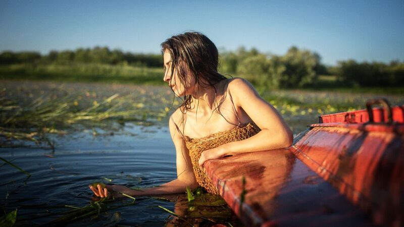 портрет,женскийпортрет,арт,art,природа,река  фото превью