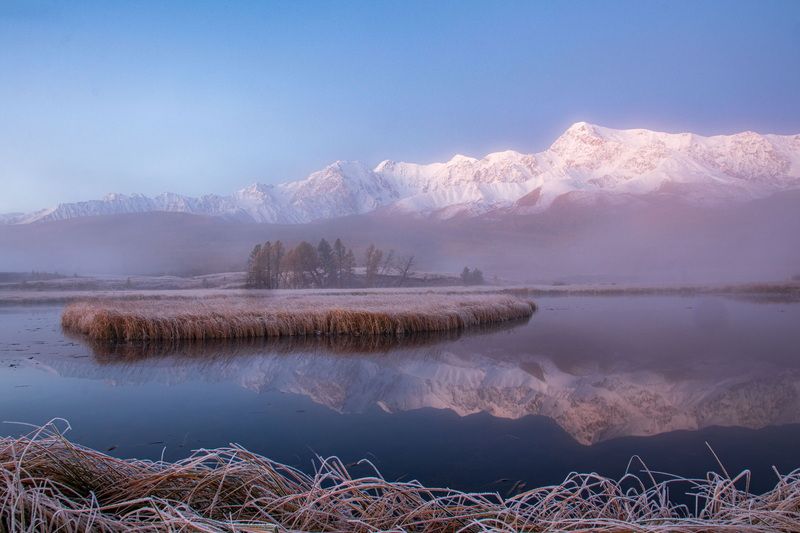 Неожиданный рассвет на оз. Джангысколь фото превью