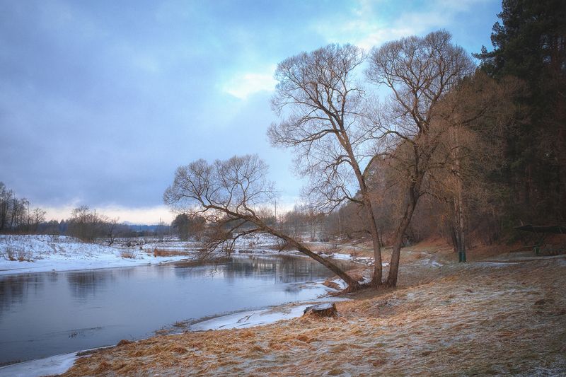 на берегу реки Москва фото превью