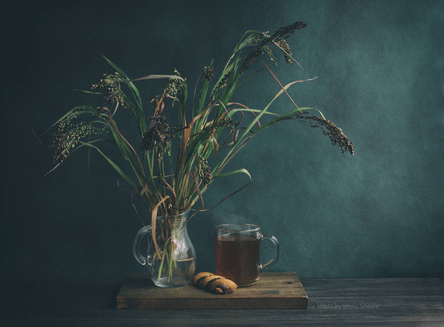 просо, чашка чая, натюрморт, still life, conceptual, minimalism, shadows, Стасов Виталий