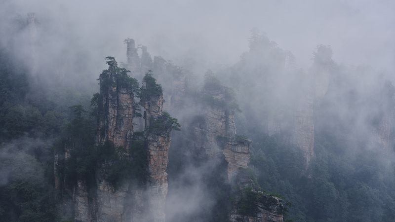 China Fenghuang Китай пейзаж горы АндрейПономарев AndreiPonomarev  *** фото превью