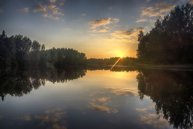 Закат фото превью