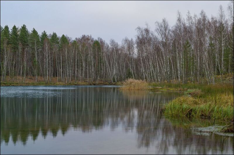 Ноябрьское утро на карьерах фото превью