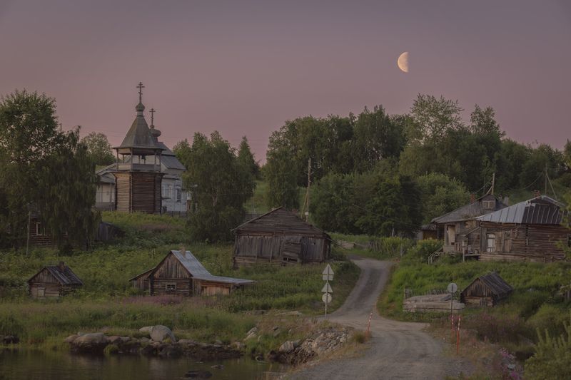 Ночная дорога в Ковду село фото превью