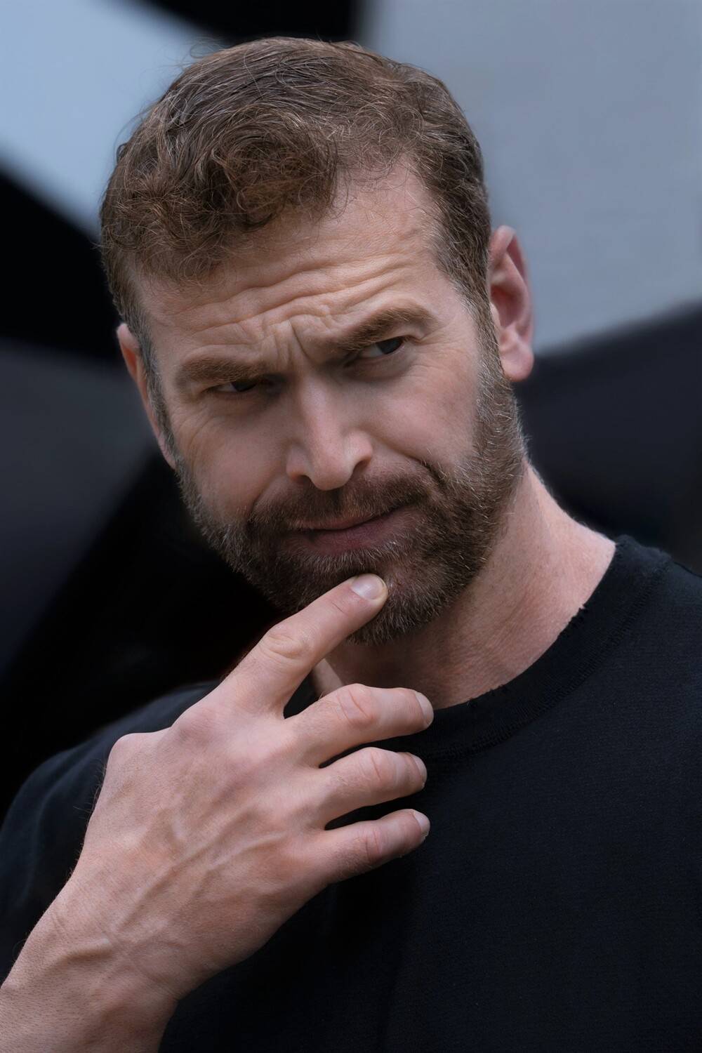 Мужчина, портрет, актёр, летний день, черный цвет, город, Герцен Наталья