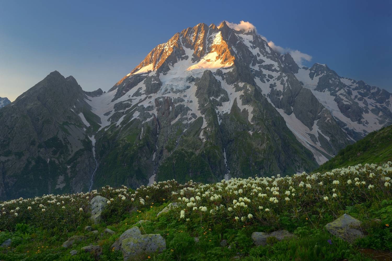 горы лето кавказ рассвет пшиш, Александр Жарников