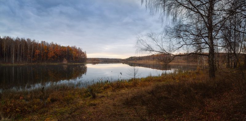 Позднеосеннее на озере Новом фото превью