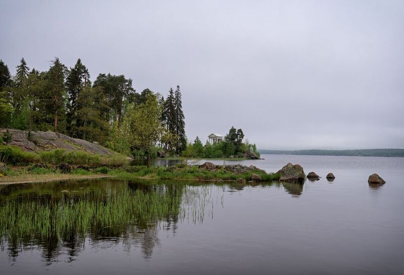 рф., выборг., парк, монрепо., весна. Тишина фото превью
