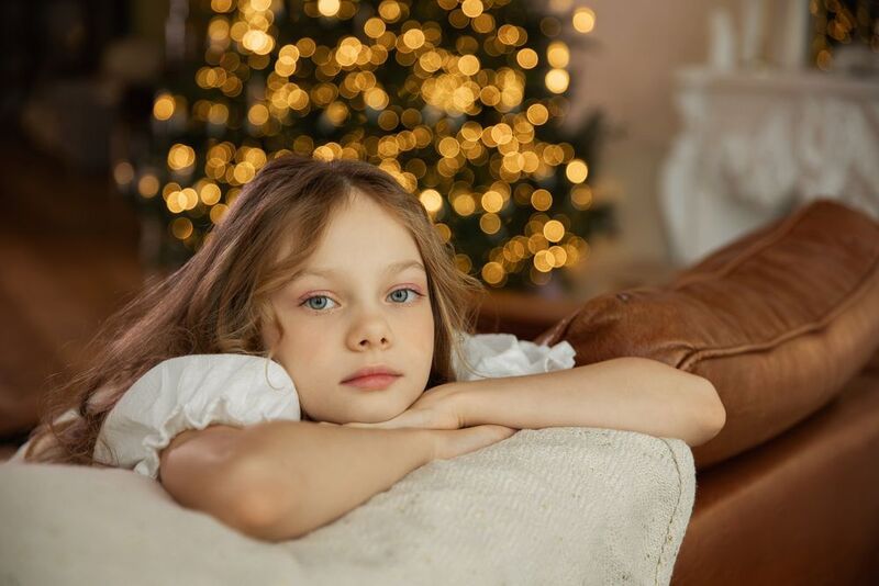 christmas girl new year lights  Liliana фото превью