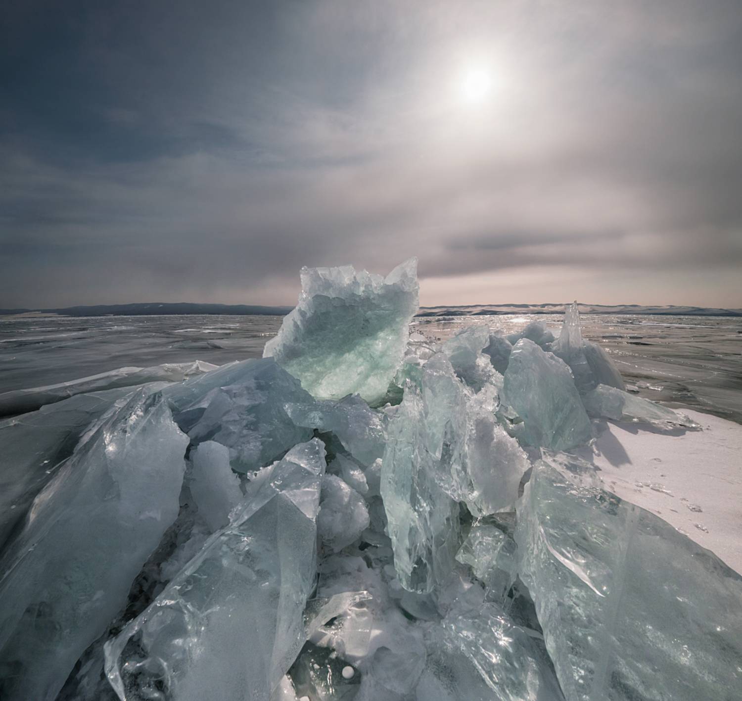 байкал, лёд, март, Мысливцев Николай