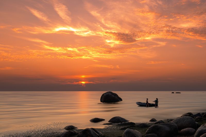 Закат фото превью