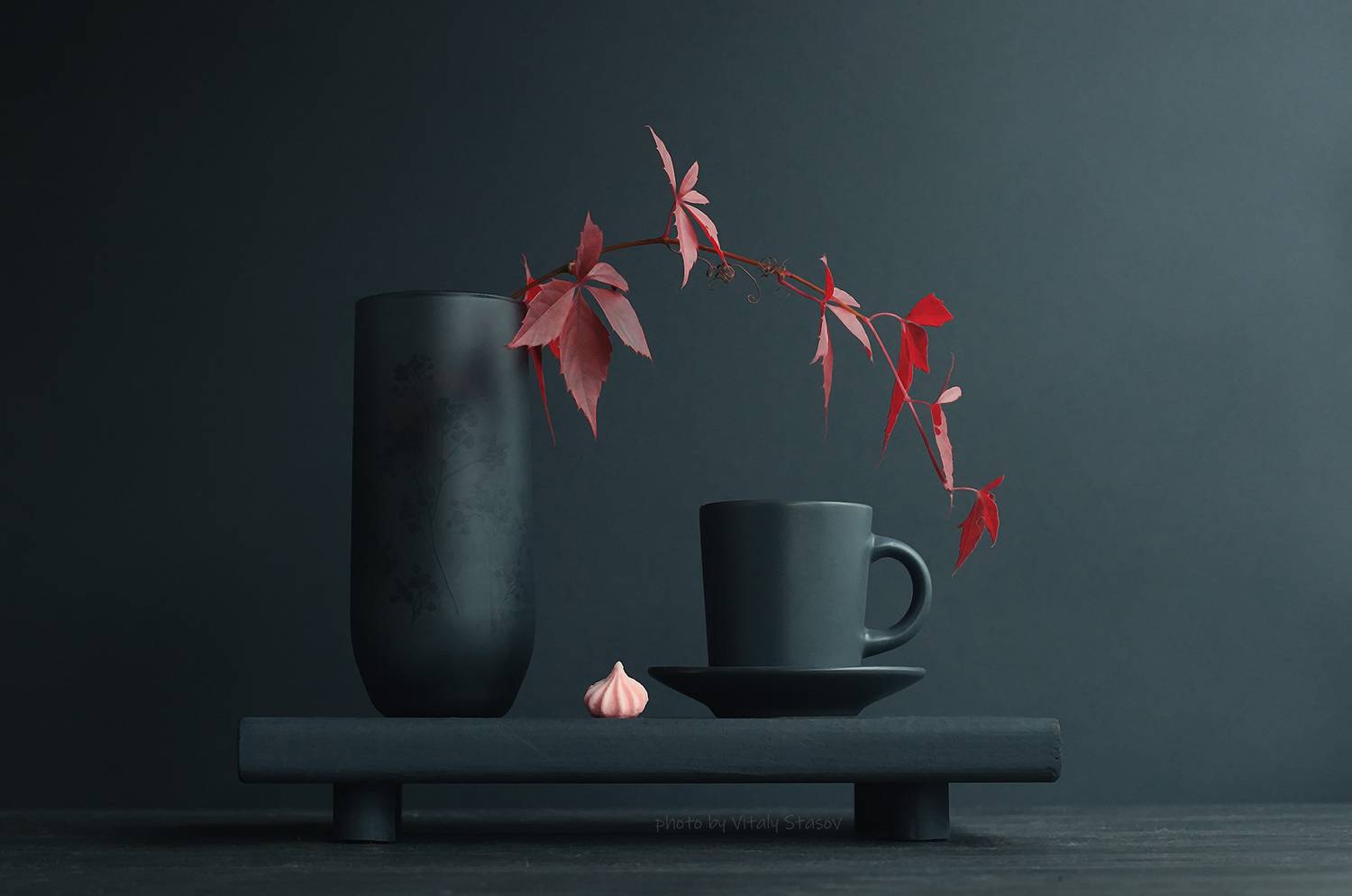 натюрморт, листья, винограда, винтаж, still life, Стасов Виталий