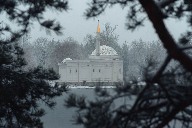 Зимний парк фото превью