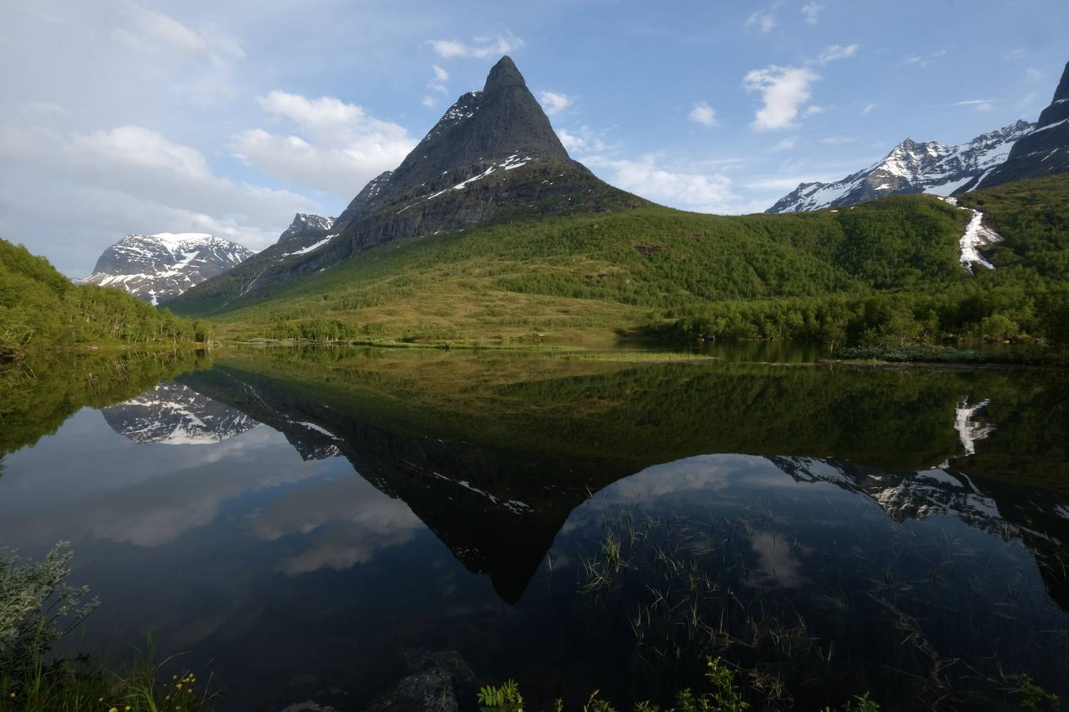 Landscapes, Norway, Innerdalst&aring;rnet, Mountain, Reflection, Lake, , Povarova Ree Svetlana