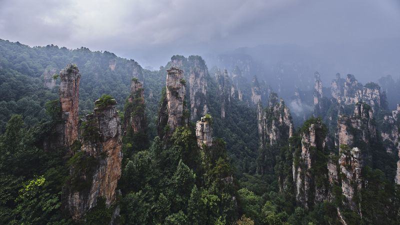 China Fenghuang Китай пейзаж горы АндрейПономарев AndreiPonomarev  *** фото превью