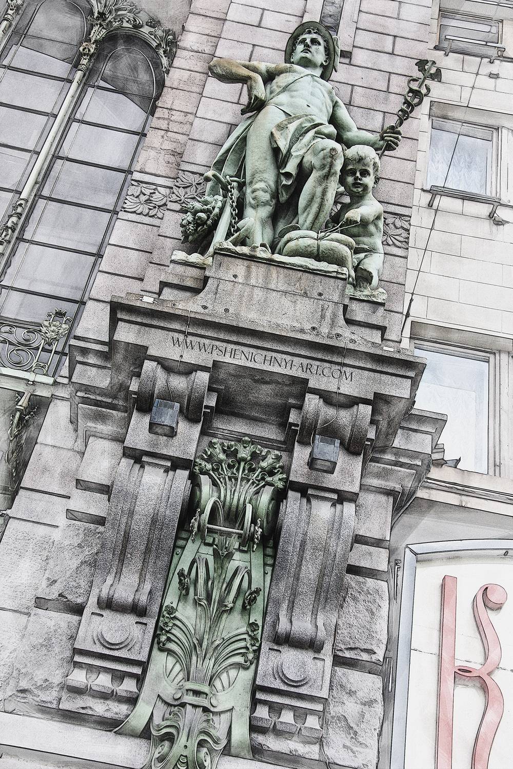 скульптура, архитектура, история, санкт-петербург, невский проспект, Пшеничный Андрей