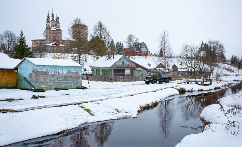 тотьма, варницы, храм, церковь, река Тихая Тотьма фото превью