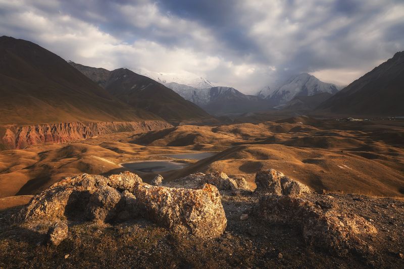 Пик Ленина из долины Ачик-Таш фото превью