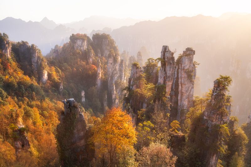 Китай. Нацпарк Чжанцзяцзе фото превью