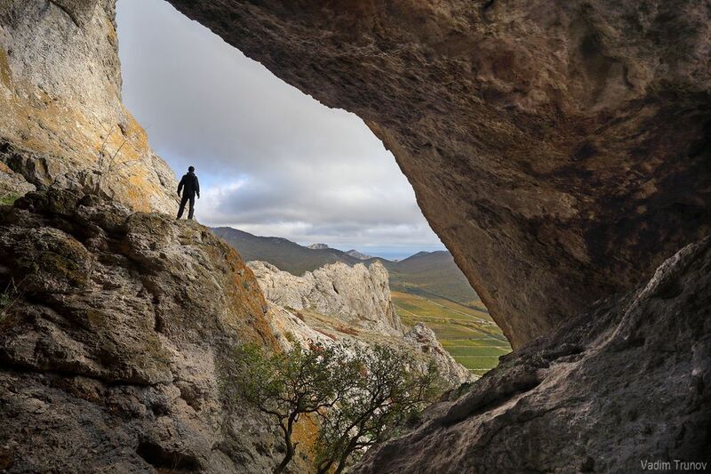 крым, грот, таракташ Грот голубиный фото превью