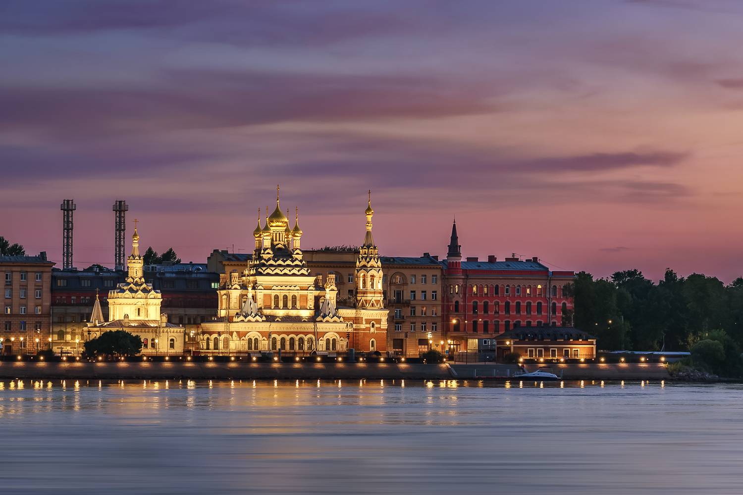 санкт-петербург, питер, город, ночной город, рассвет, закат, белые ночи, нева, храм, architecture, архитектура, Zakharov Armen