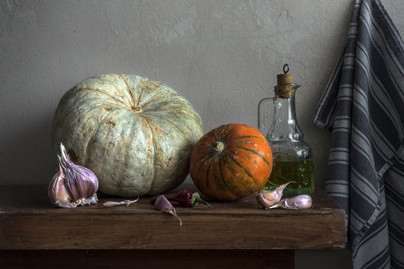 С тыквами фото превью